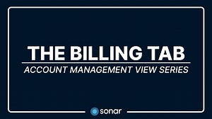 Account Management View Series - The Billing Tab