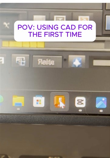 POV: Using CAD for the first time😵‍💫. #cad #fusion360 #solidworks #engineering #3dmodeling