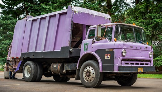 Vintage Ford C-Series Garbage Truck Still Hustles - Ford-Trucks.com