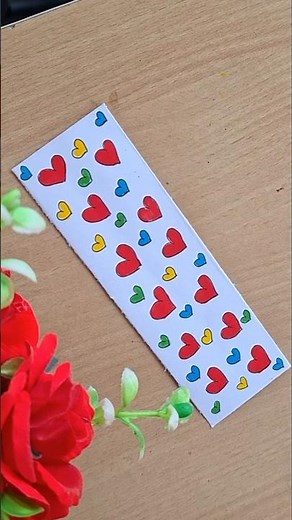 Heart bookmark | Bookmark Design | Easy Bookmark | DIY Bookmark | Paper Craft | Easy DIY Bookmark