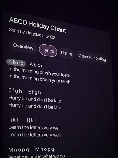 ABCD Holiday Chant: Fun Lyrics for Kids