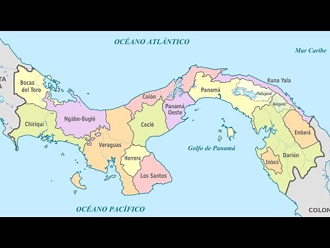 Evolución del mapa de Panamá
