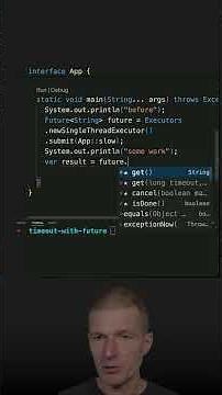 Cancel Slow Method Invocation with a Future #java #shorts #coding #airhacks
