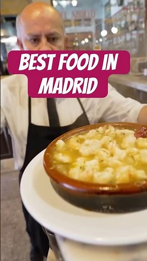 The most iconic tapas bar in Madrid just became my favorite 🍤 #madrid #foodie #hiddengems