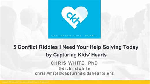 5 Conflict Riddles Webinar (Dr. Chris White)