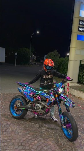 BLUE SUPERMOTO 💙🔥 #ktm #supermoto #motard #bike #motorcycle