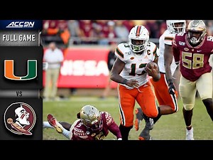 Miami vs. Florida State Full Game | 2019 ACC Football