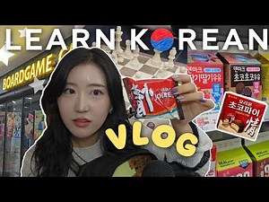 ​Learn Korean Through Real Life Vlog🎧♟️ | Korean listening practice for intermediate learners