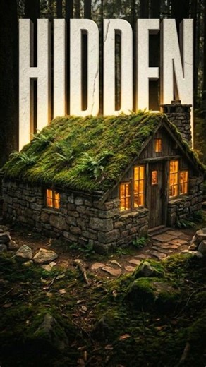 Building A HIDDEN Cabin In The Forest From Scratch