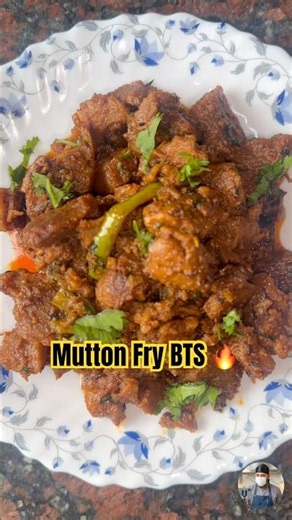 Easy Mutton Fry Recipe in 10 Minutes | Spicy Mutton Roast
