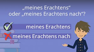 meines Erachtens nach / meines Erachtens?