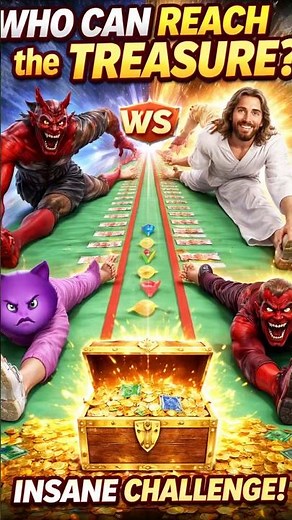 Jesus vs Satan Challenge ❤️🙏✝️ #jesus #christ #catholic #god #dios #deus #fy #viral #shorts