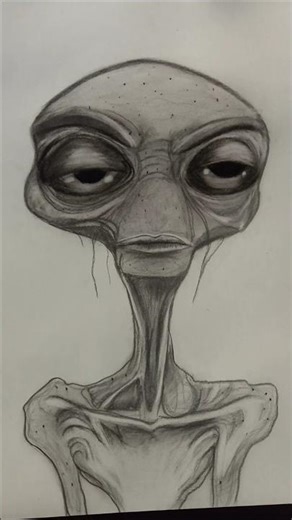 alien 👽 drawing 🔥
