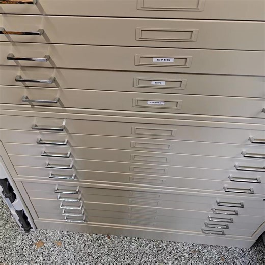 Welcome To "The Agate Files"! Slowly Filling This Awesome Stack Of Flat Files With All Different Types Of Agates! | The Agate Dude