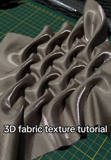 3D Smocking Texture Tutorial for Fabric Projects