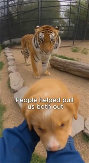 he threw his dog in a tiger enclosure... so i needed to do something. #shorts