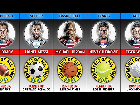 The G.O.A.T. in Every Major Sport (Greatest Athletes of All Time) | Sport Comparison 2026