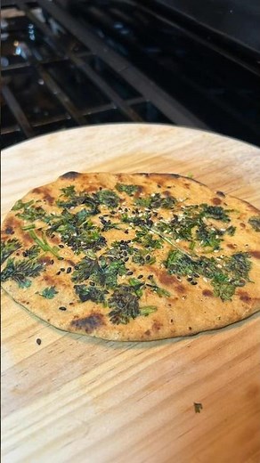 No Yeast Whole Wheat Butter Naan 🫓 | Instant Soft Tawa Naan | Easy Homemade Naan #Shorts