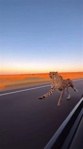 Faster than a car? Experience the cheetah's real speed!