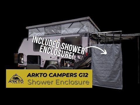Using the Overland Vehicle Systems Shower Enclosure - 2024 Arkto Campers G12