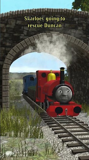 Skarloey going to rescue Duncan #trainz22 #thomasthetankengineandfriends #therailwayseries