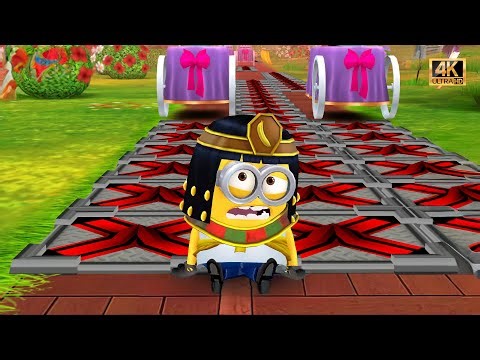Minion Rush Cleopatra minions 180 slide under at Minion Park Red Zone - Level 818 | PC 4K Fullscreen