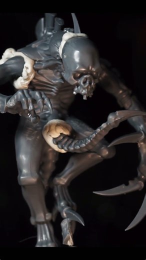 H.R. Giger Alien Broodlord || Painting horror bio-mechanical flesh