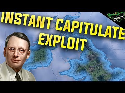 HOI4 Exploit: Instantly Capitulate (Hearts of Iron 4 Man the Guns Exploit)
