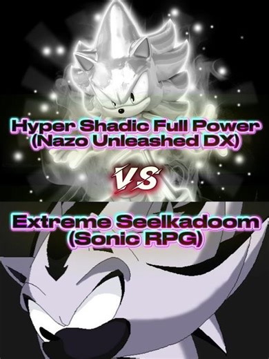 Hyper Shadic Full Power vs Extreme Seelkadoom.#HyperShadic #ExtremeSeelkadoom #MaxsAnalysis #Sonic