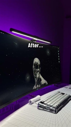 The Best RGB Monitor Light Bar For Gamers! 💻🎨 #shorts#smartgadgets