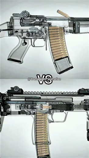 Beretta AR70 vs HK MP7 Animation | Battle Rifle vs PDW (Shorts)