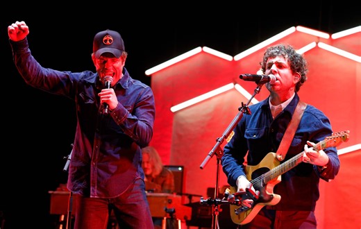 Watch Brandon Flowers join Dawes for The Killers’ ‘When You Were Young’ and Bruce Springsteen’s ‘The Promised Land’