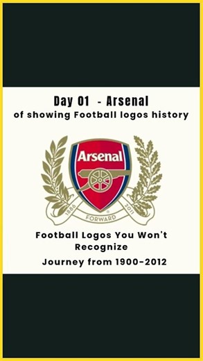 Day-1 of Showing Football Logos History (Arsenal)