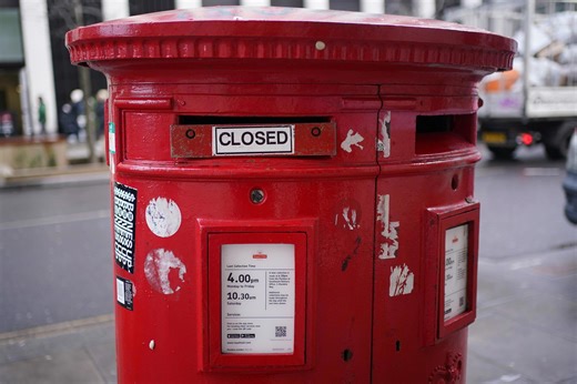 Royal Mail’s fine for late letters shows service levels are not acceptable