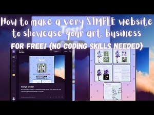 HOW TO MAKE A PORTFOLIO/SIMPLE WEBSITE USING carrd.co!
