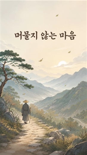 생각이 멈추지 않을 때… 원효 스님이 들려준 이야기 #쇼츠 #불교 #원효스님