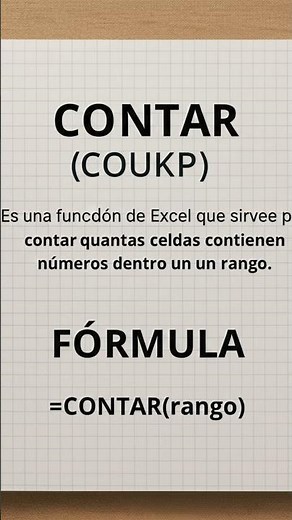 CONTAR.SI sirve para contar cuantas celdas contienen números dentro de un rango #excel #excelblue