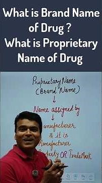 Brand name of drug | What is Proprietary Name of drug | Drug Nomenclature | Pharmacology | GPAT