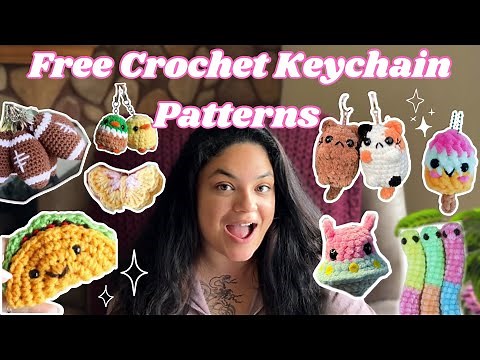 30+ FREE Crochet Keychain Patterns | Beginner Friendly, Market Ideas