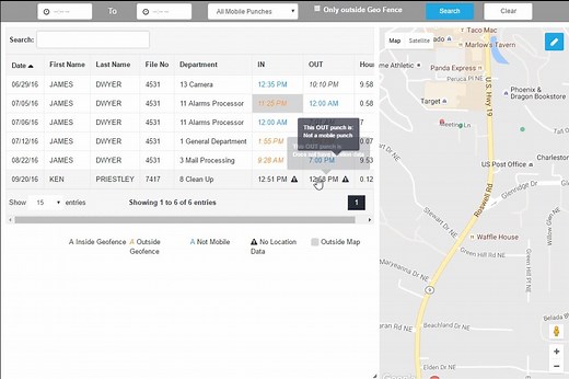 Peoplenet Mobile demo
