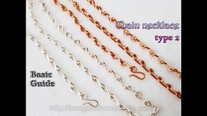 How to make simple chain necklace - Basic guide 503