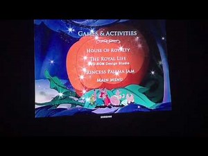 Cinderella Special Edition (Disc 2) DVD Menu Walkthrough