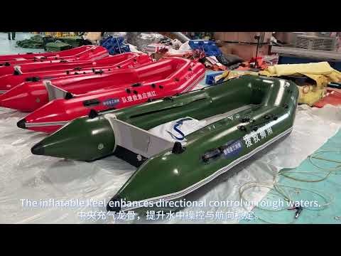 Heavy-Duty Inflatable Rescue Boat for Emergency Flood Response | 3.8m PVC Raft