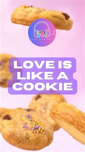 Love Is Like a Cookie | Sweet Sharing Song for Kids | Happy Grow Music (Lyrics)