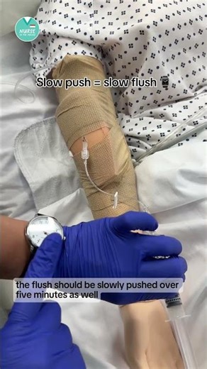 IV Push Safety Tip 💧💉
