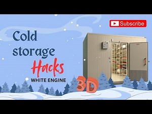 "3D Model of a Cold Room | Step-by-Step Creation & Design"