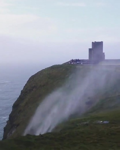 Windy Day at Cliffs of Moher, Ireland