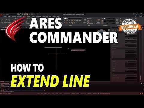 How To Extend Line In Ares Commander