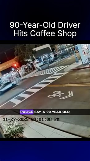 BREAKING: 90-year-old crashes into beloved Los Gatos coffee shop on Thanksgiving night — no injuries. Thoughts on senior driving? #breakingnews #LosGatos #BayArea #seniordrivers #carcrash