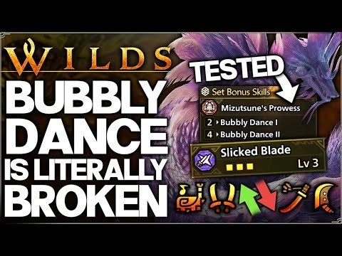 Monster Hunter Wilds - New Bubbly Dance & Slicked Blade is Weird - Tests, Build & Best Weapon Guide!